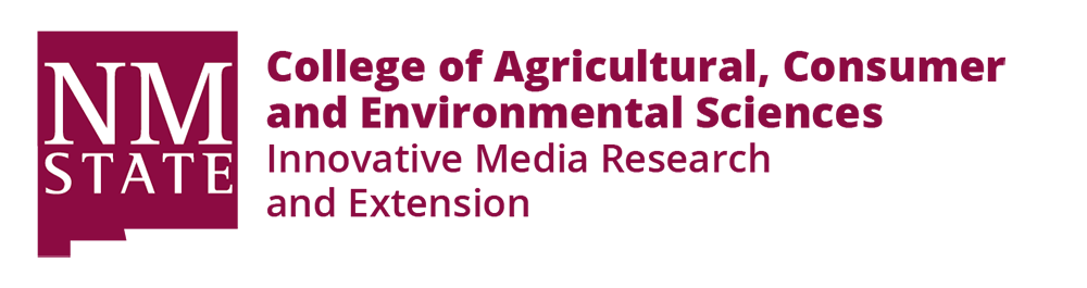 NMSU Innovative Media Research and Extension department logo  